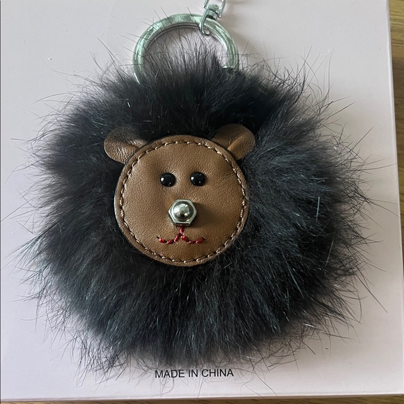 Other - Coach Bear 🐻 keychain with mink fur